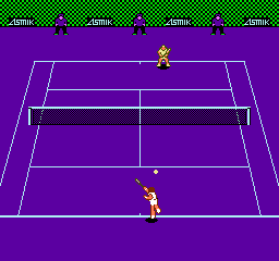 World Super Tennis (Japan) In game screenshot